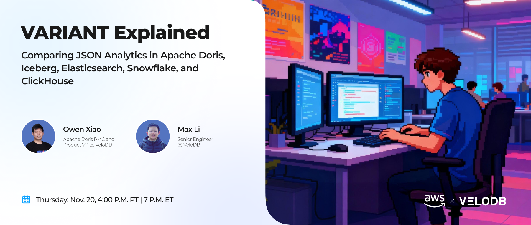 VARIANT Explained: Comparing JSON Analytics in Apache Doris, Iceberg, Elasticsearch, Snowflake, and ClickHouse