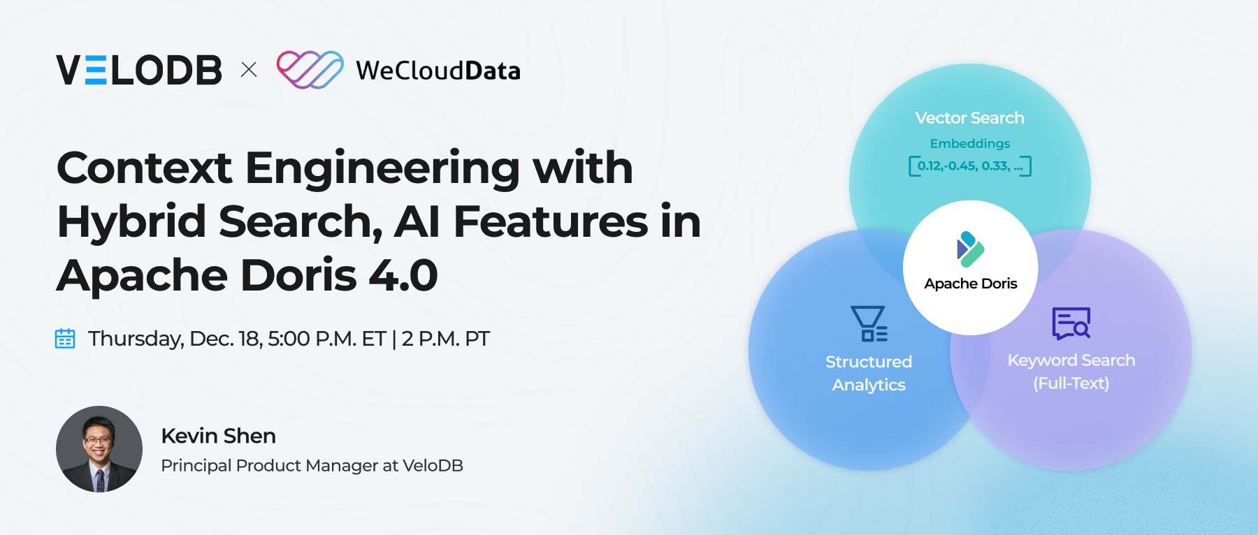 Context Engineering with Hybrid Search, AI Features in Apache Doris 4.0