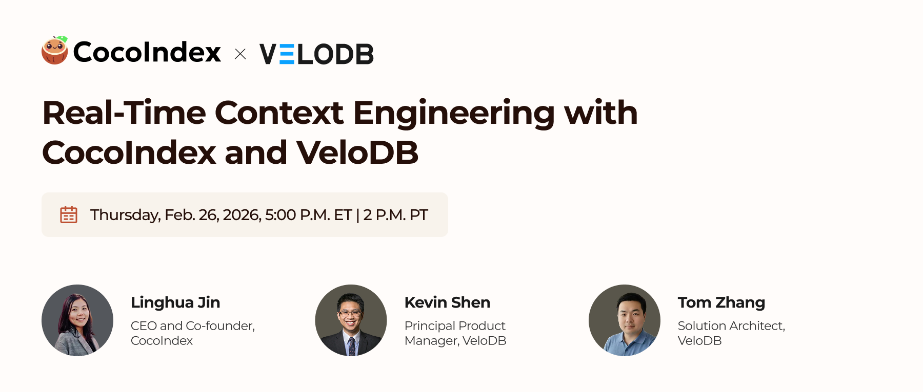 Real-Time Context Engineering with CocoIndex and VeloDB