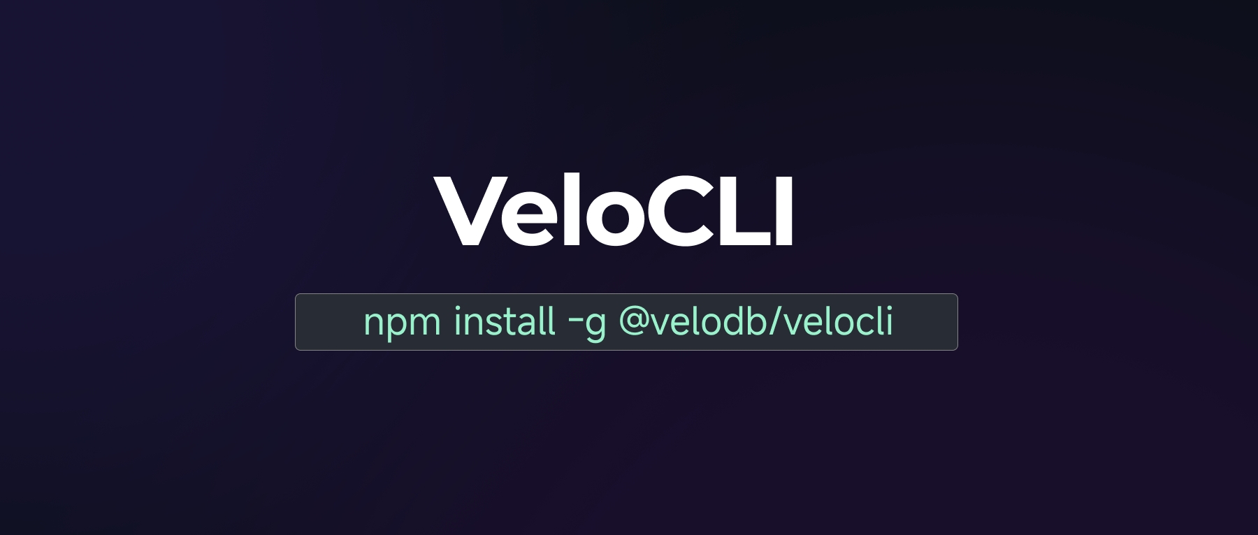 velodb banner