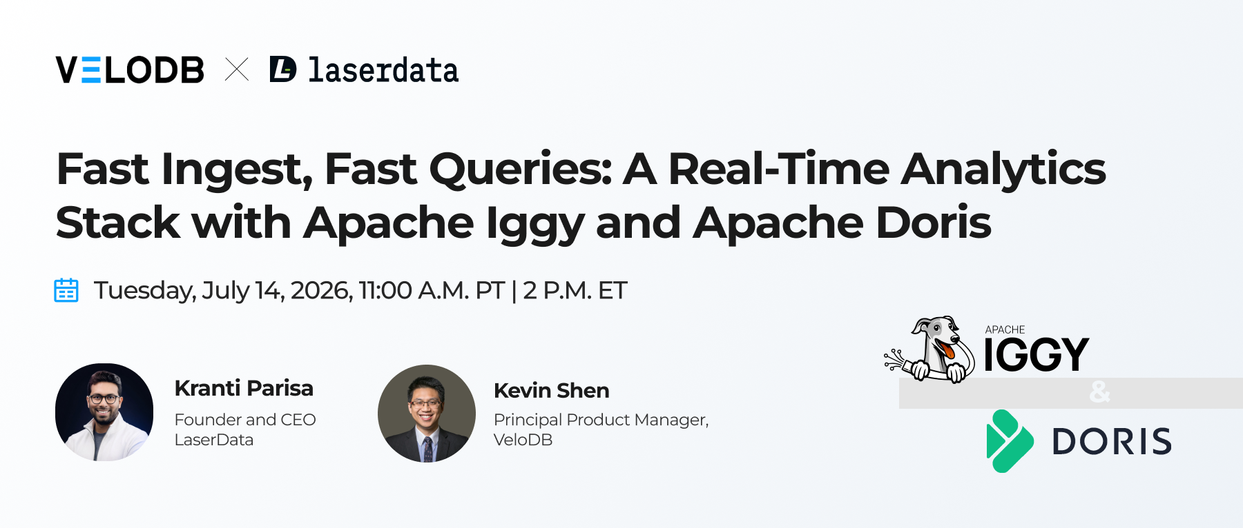 Fast Ingest, Fast Queries: A Real-Time Analytics Stack with Apache Iggy and Apache Doris