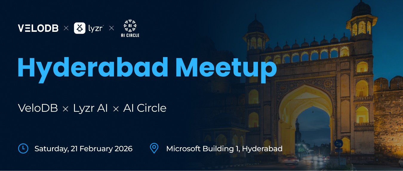 Apache Doris 4.0 & AI: VeloDB × Lyzr AI × AI Circle Meetup