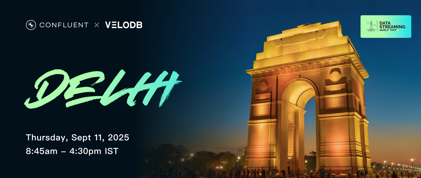 Join VeloDB at Confluent Data Streaming World Tour!